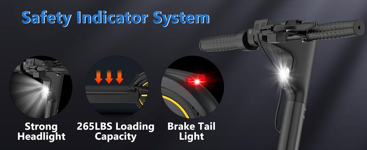 LADPED LPMAX Electric Scooter with 500W Motor, 22 MPH Top Speed & 28-Mile Range