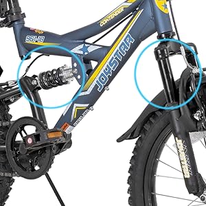 JOYSTAR 20-Inch Kids Mountain Bike with Dual Suspension for Boys & Girls Ages 5–13