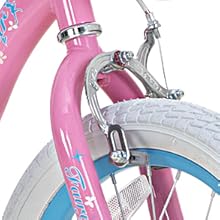 JOYSTAR Fairy Girls Bike for Toddlers & Kids Ages 2-9, Training Wheels, Handbrake & Basket