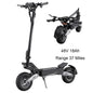 OOTD T10 Electric Scooter 900W Brushless Motor with 48V Lithium Battery & 11" Off-Road Tires