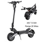 OOTD T10 Electric Scooter 900W Brushless Motor with 48V Lithium Battery & 11" Off-Road Tires