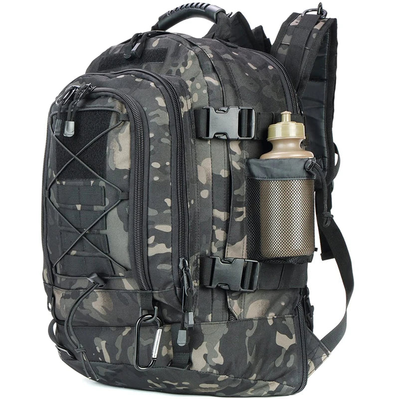 60L Military Tactical Backpack, Molle Assault Rucksack for Hiking, Camping & Travel