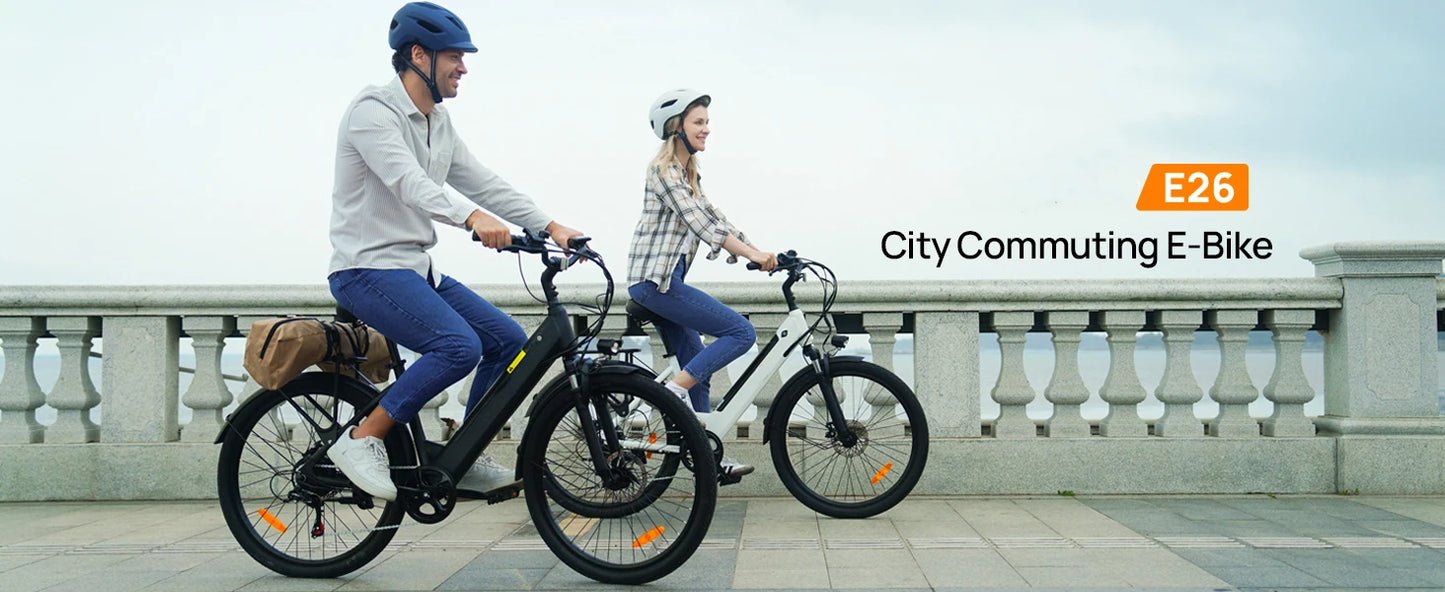 URLIFE E26 Electric Bike for Adults – 750W Peak Motor, 48V Removable Battery & 80-Mile Range