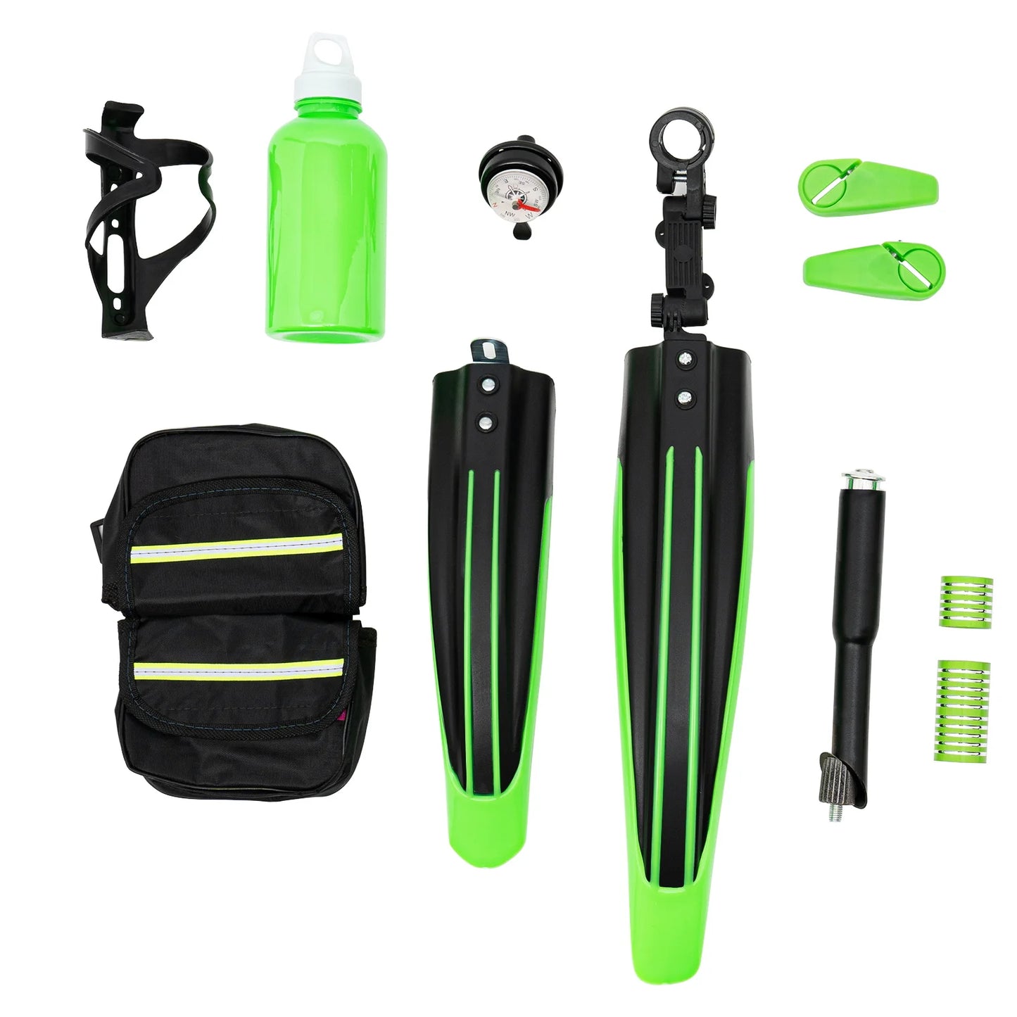 20-Inch Kids Mountain Bike with 7-Speed Gears, Adjustable Seat, Storage Bag & Compass Bell