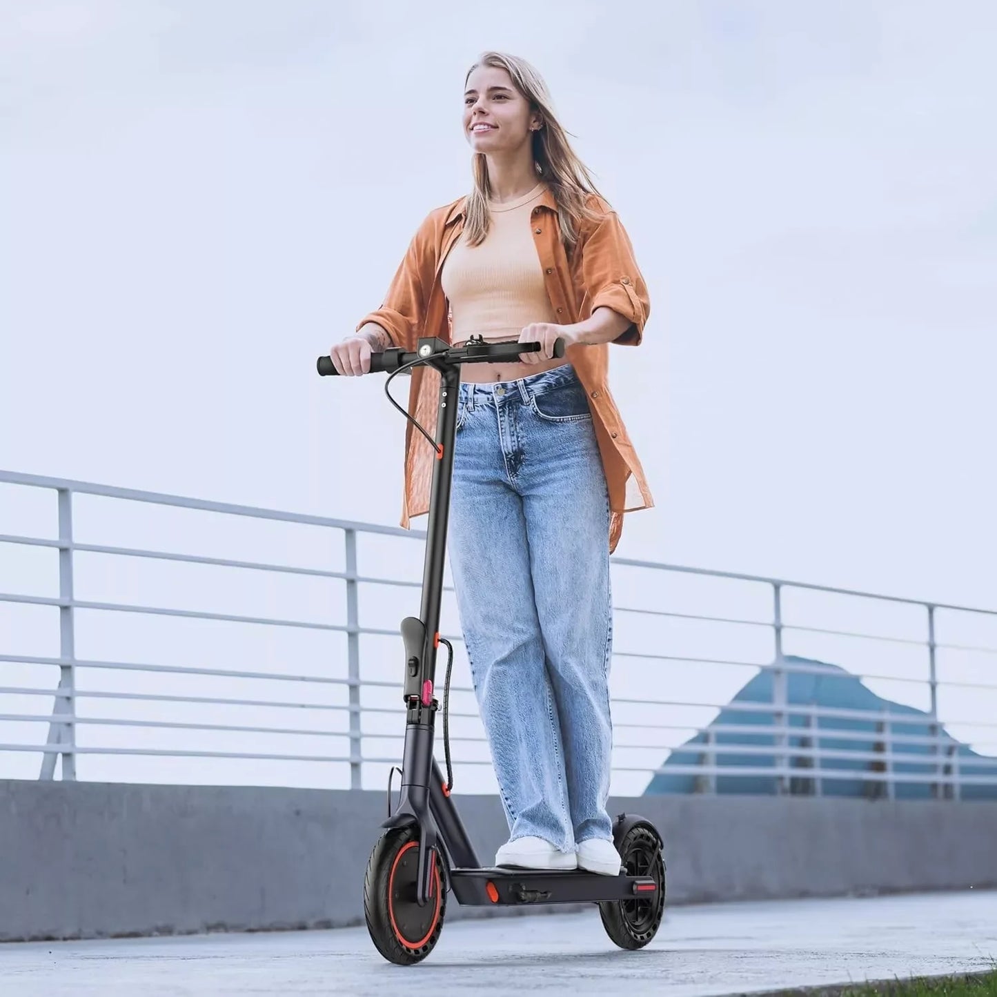 LADPED LP60 Electric Scooter – 350W Motor, 19MPH Top Speed & 16-Mile Range