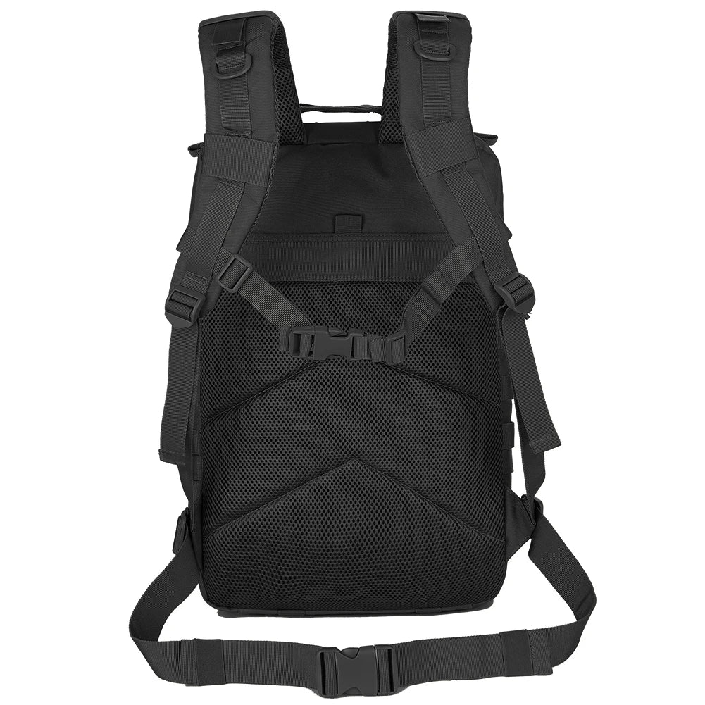 60L Military Tactical Backpack, Molle Assault Rucksack for Hiking, Camping & Travel