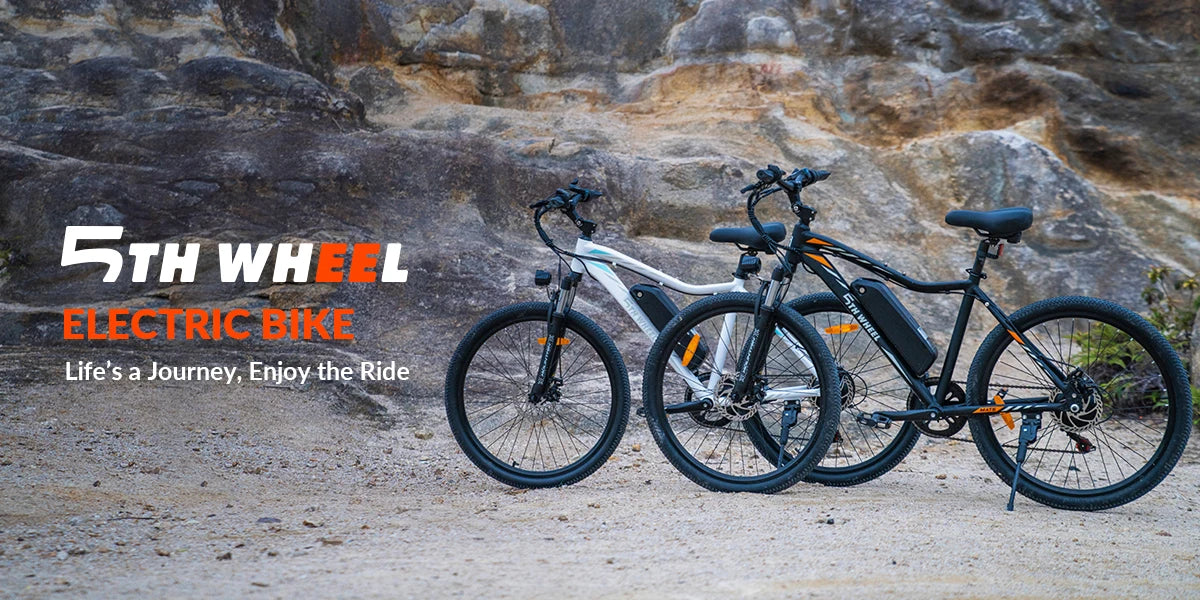5TH WHEEL AB17 Electric Bike 700W Peak Motor, 23 MPH Top Speed & Front Suspension