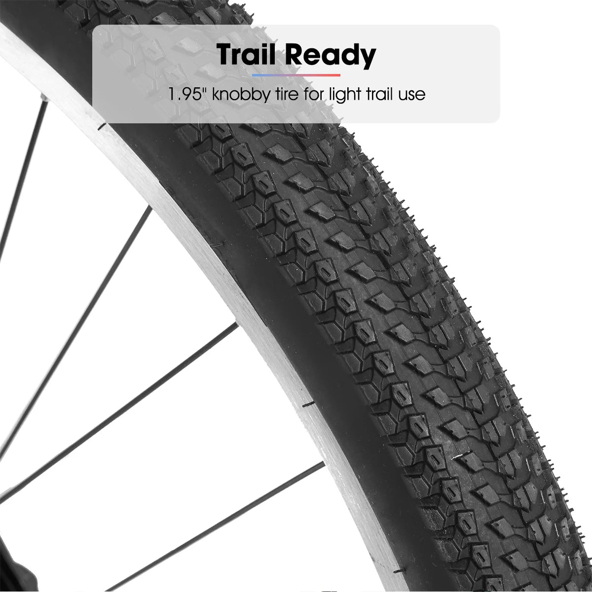 HILAND Mountain Bike, 24/26-Inch Wheels, 18-Speed High-Carbon Steel Frame MTB for Men & Women