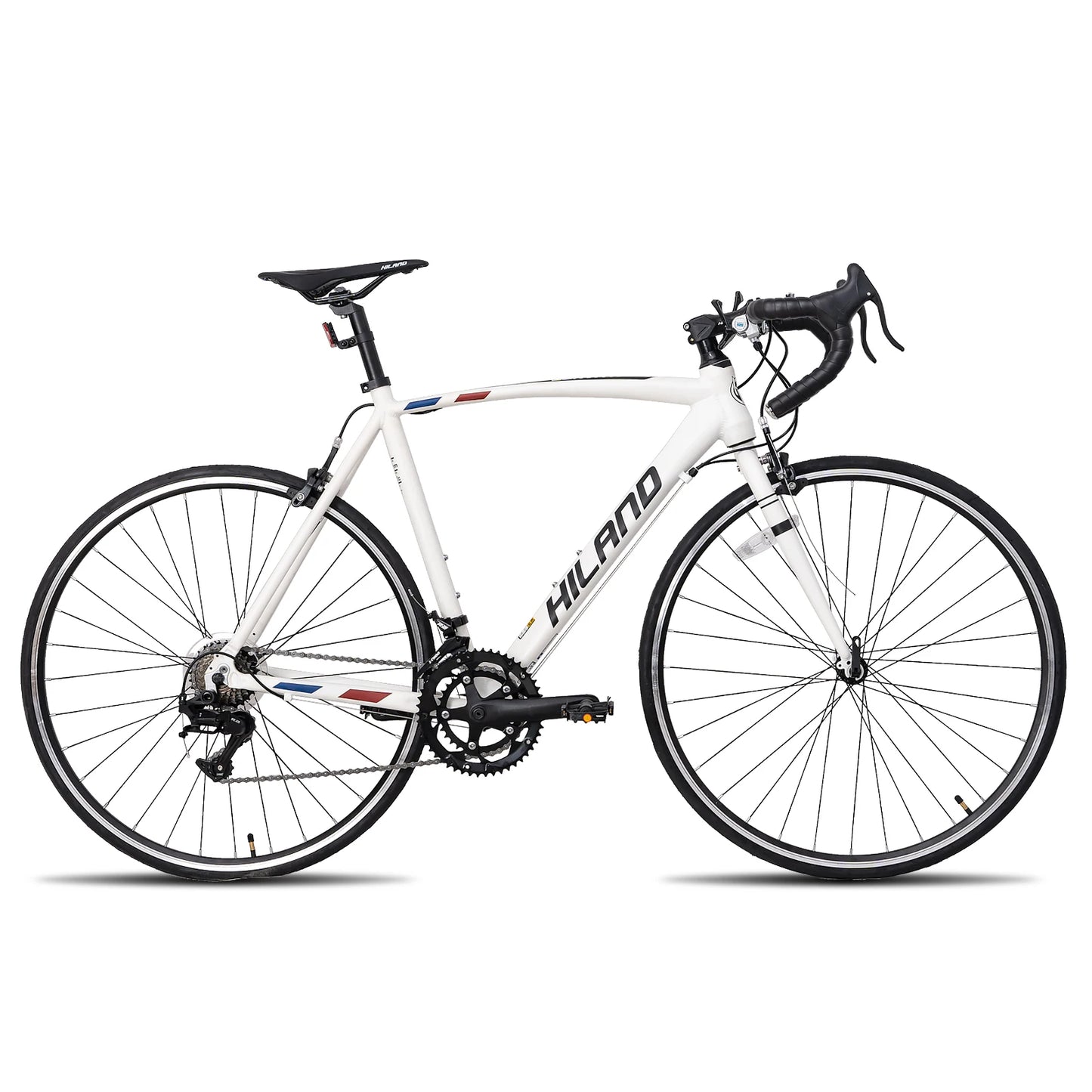 Hiland 700C Road Bike, 14-Speed Lightweight Aluminum Frame Racing & Commuter Bicycle