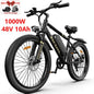 Zefiora M10 Electric Mountain Bike, 26/29-Inch Wheels, 1000W Motor, 48V Battery E-Bike