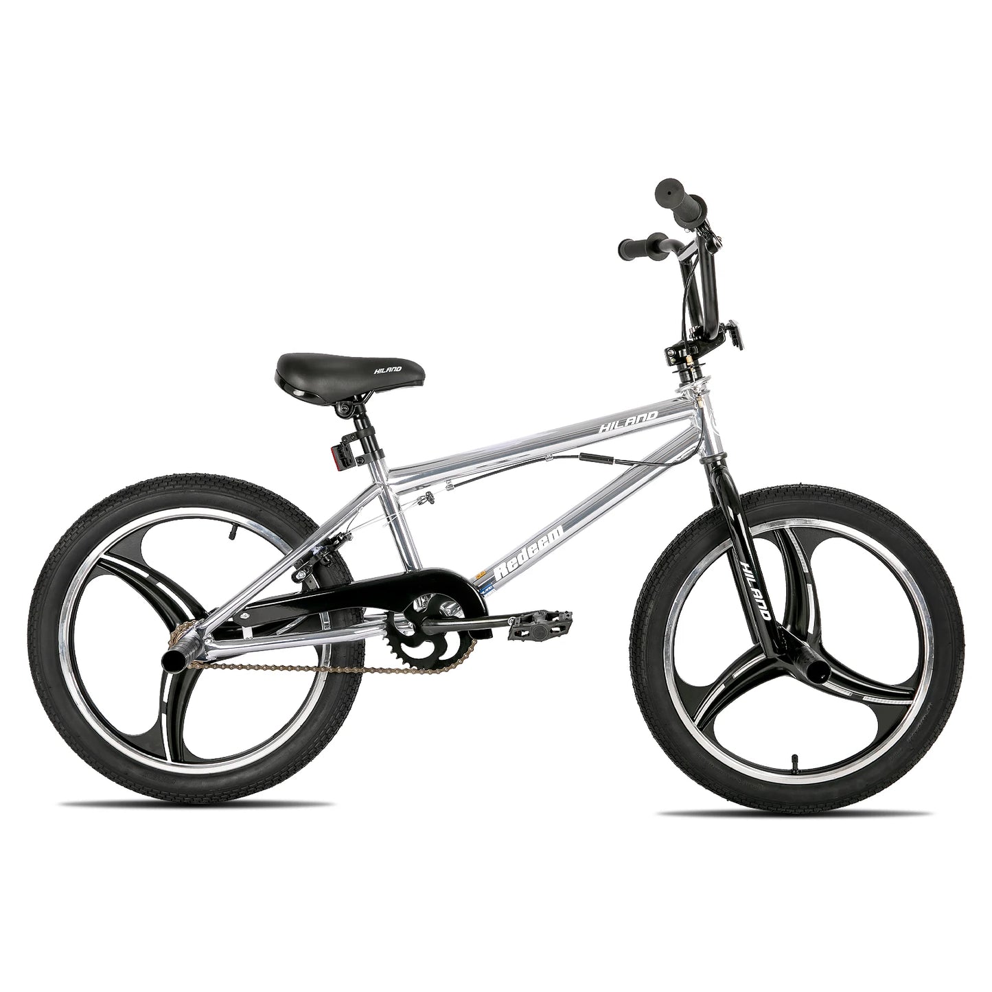 Hiland 20-Inch Kids BMX Bike for Boys & Girls Ages 5-12, Freestyle BMX with 360° Rotor & 4 Pegs