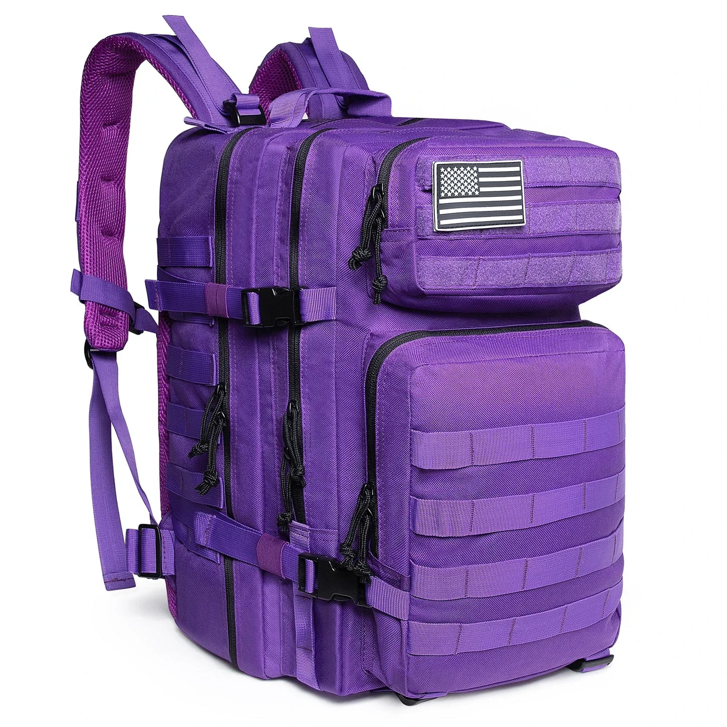 60L Military Tactical Backpack, Molle Assault Rucksack for Hiking, Camping & Travel