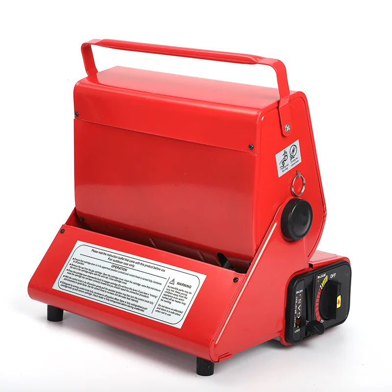 Camping Emergency Butane Heater, Portable Double Heat Source Outdoor Survival Heater