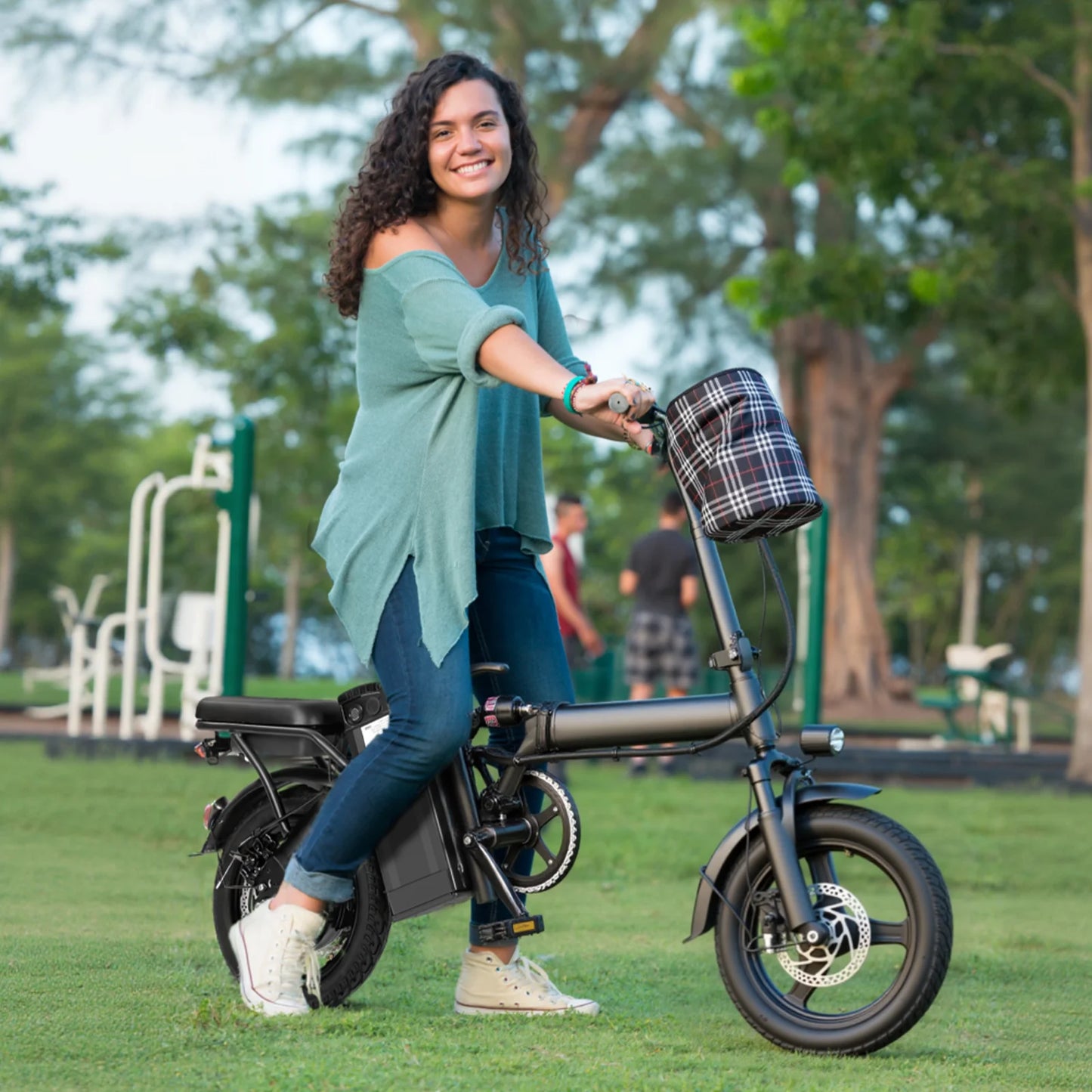 TERROSOR T1 Folding Electric Bike – 500W Motor, 48V 10.4Ah Battery & 22-Mile Range