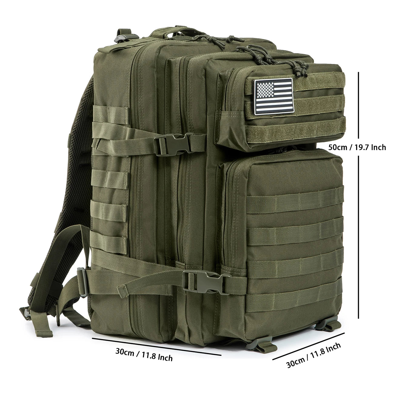 45L Tactical Backpack, Compact Outdoor Rucksack for Hiking, Camping & Fitness
