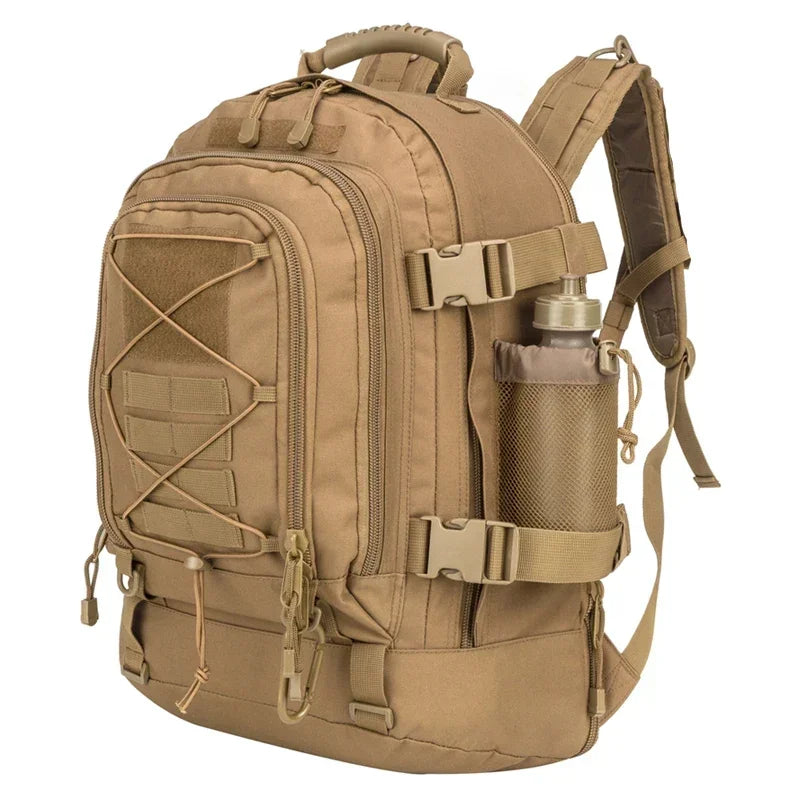 60L Military Tactical Backpack, Molle Assault Rucksack for Hiking, Camping & Travel