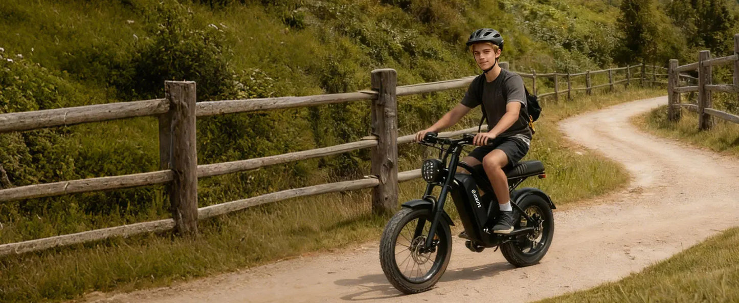 Eskute V100 Electric Bike – 1500W Peak Motor, 48V 13Ah Battery & 28MPH Top Speed