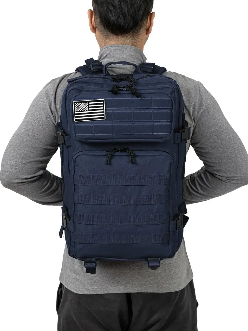 45L Tactical Hunting Backpack, Large Capacity Outdoor Rucksack for Hiking, Camping & Travel