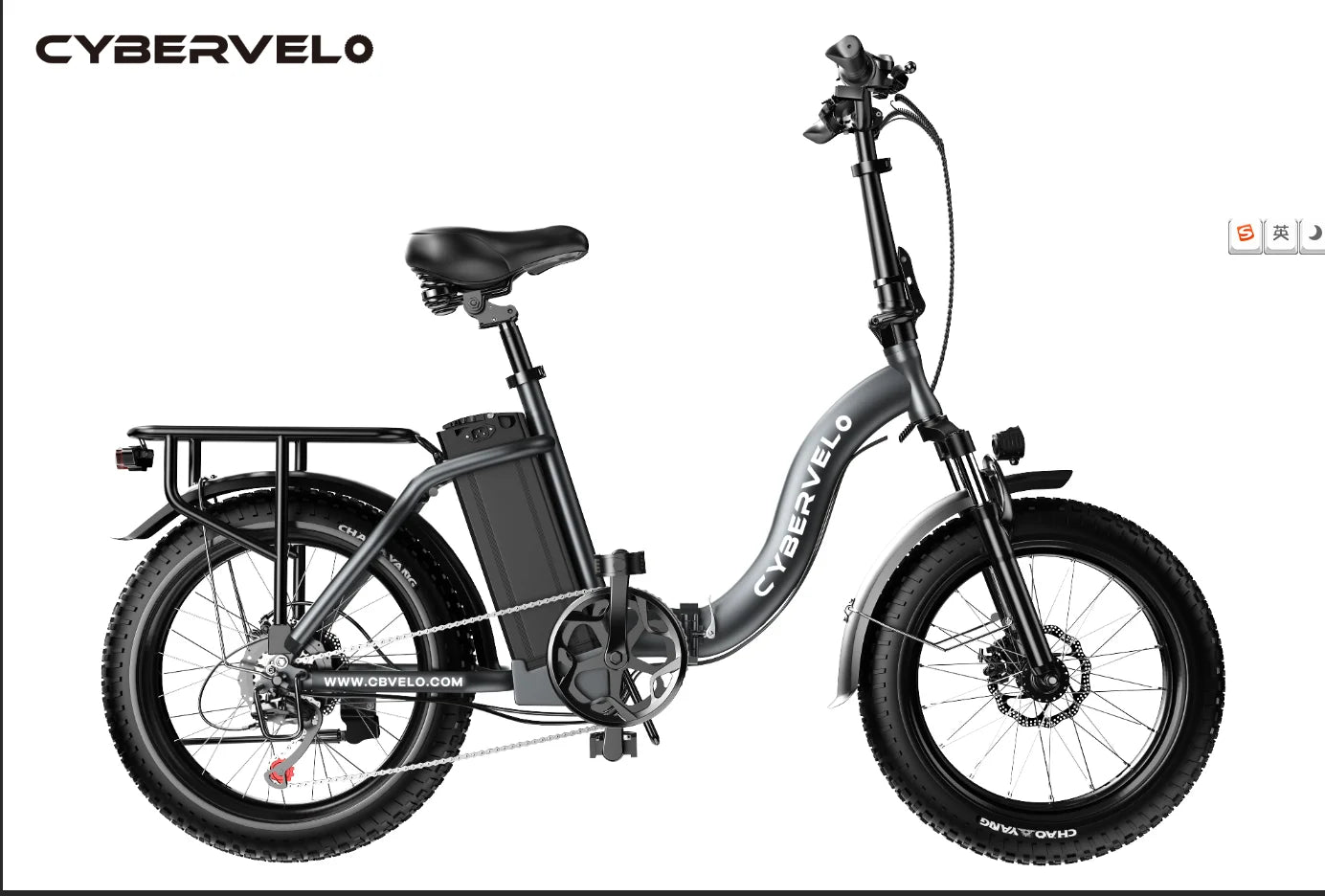 Cybervelo EK4 Electric Bike – 1000W Peak Motor, 48V 20.8Ah Battery & 28+ MPH Top Speed