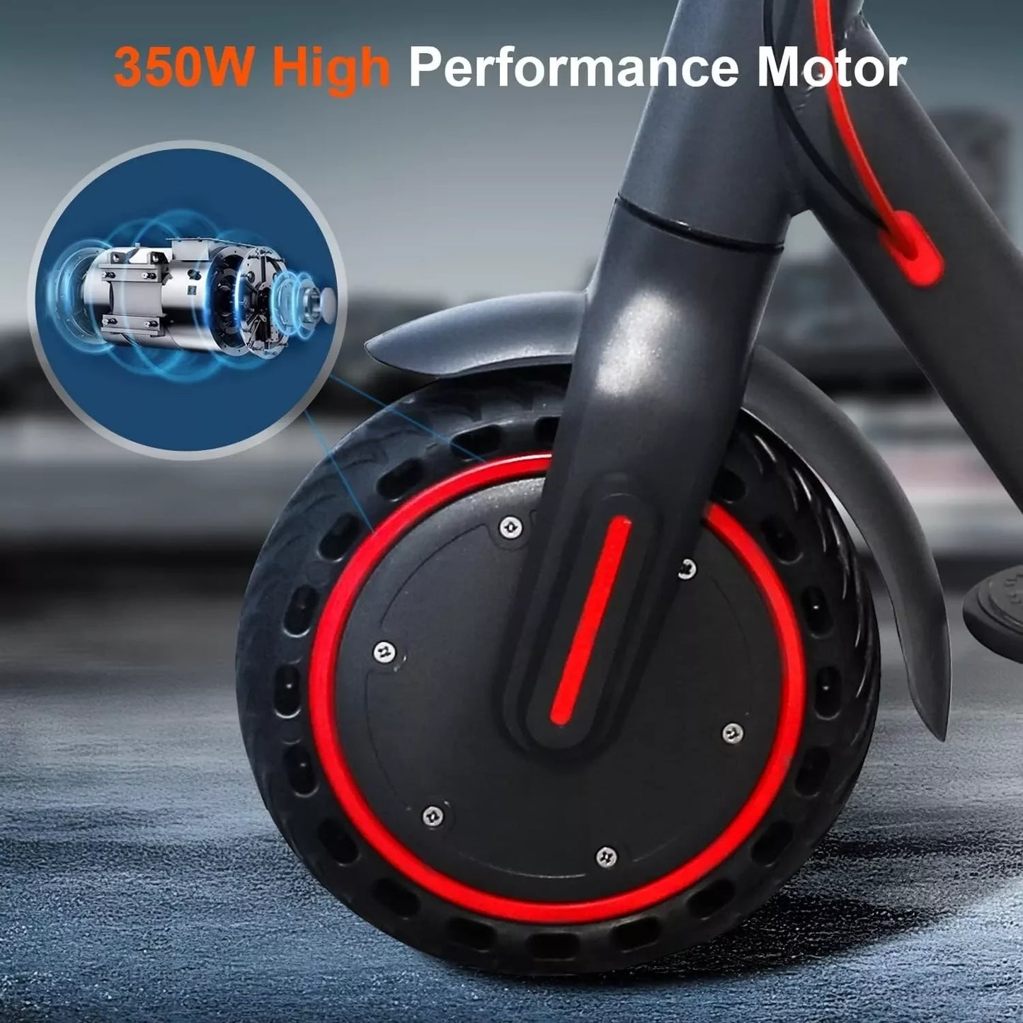 LADPED LP60 Electric Scooter – 350W Motor, 19MPH Top Speed & 16-Mile Range