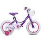JOYSTAR Fairy Girls Bike for Toddlers & Kids Ages 2-9, Training Wheels, Handbrake & Basket