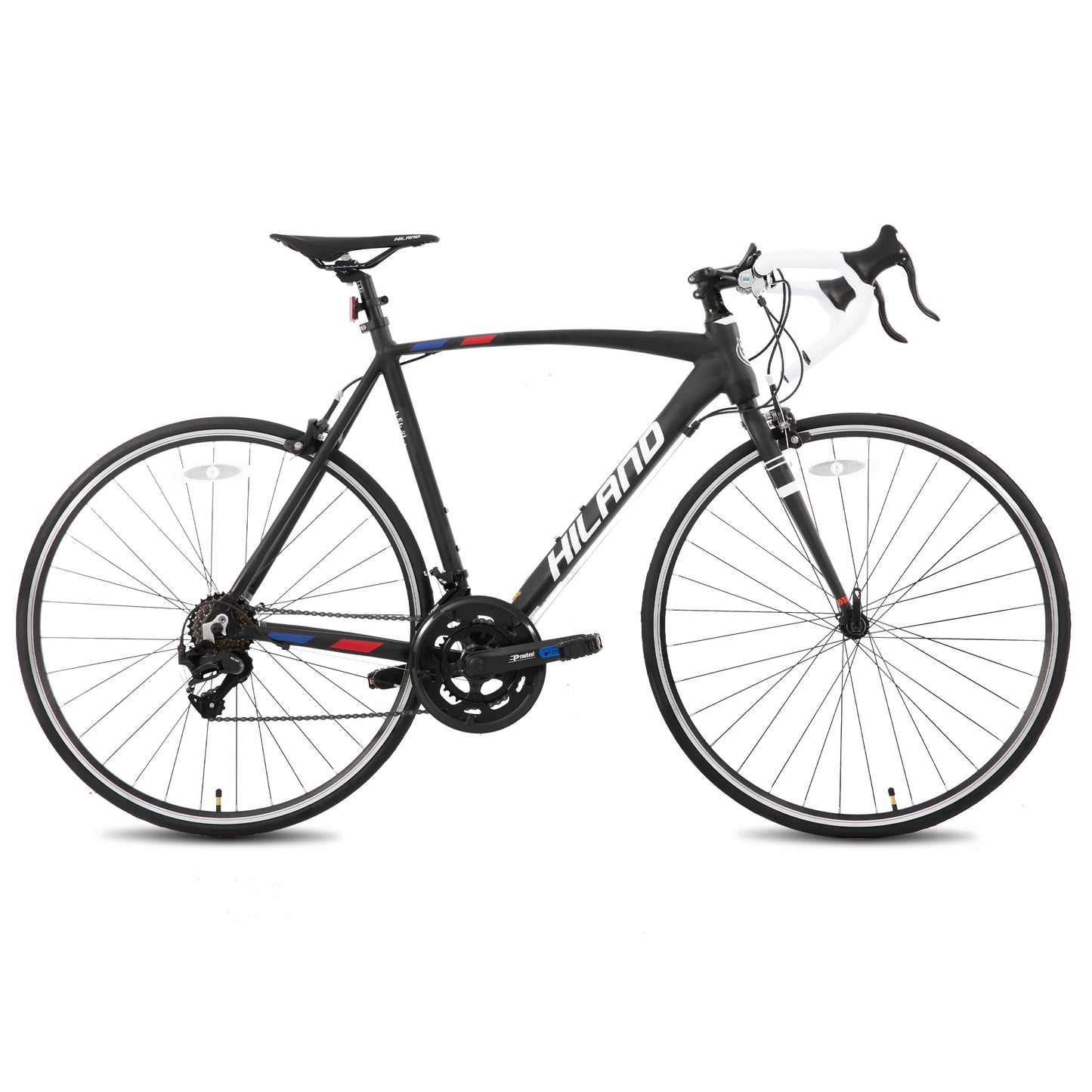 Hiland 700C Road Bike, 14-Speed Lightweight Aluminum Frame Racing & Commuter Bicycle
