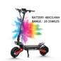 Arwibon GT06 Foldable Electric Scooter with 1200W Motor, 25 MPH Top Speed & 11" Off-Road Tires