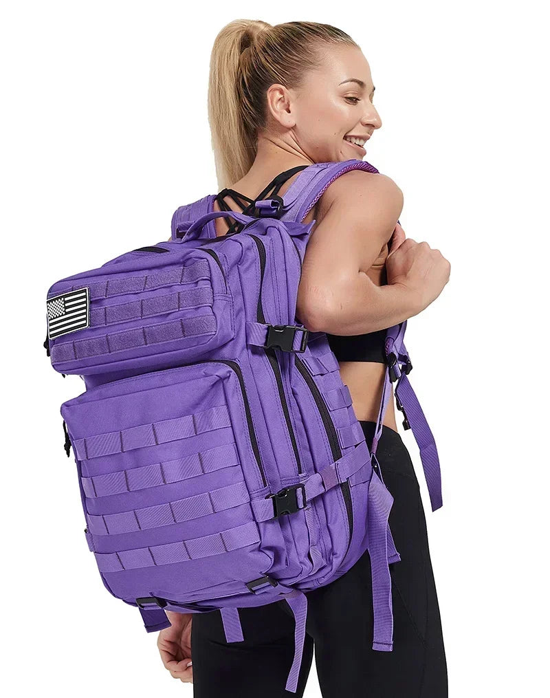 45L Tactical Backpack, Compact Outdoor Rucksack for Hiking, Camping & Fitness