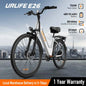 URLIFE E26 Electric Bike for Adults – 750W Peak Motor, 48V Removable Battery & 80-Mile Range