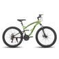 Hiland Full Suspension Mountain Bike, 21-Speed, 26-Inch Wheels & Dual Disc Brakes