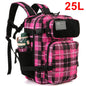 25L Tactical Backpack, MOLLE Outdoor Hiking & Fitness Backpack with Dual Cup Holders