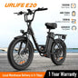 URLIFE E20 1000W Electric Bike with 80-Mile Range and 28MPH Top Speed