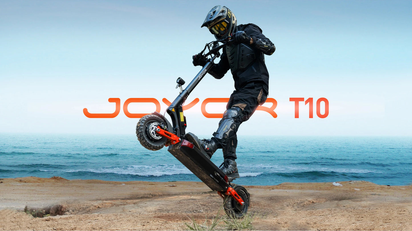 JOYOR T10 Electric Scooter – 2000W Dual Motor, 60V 18Ah Battery & Up to 47 Miles Range