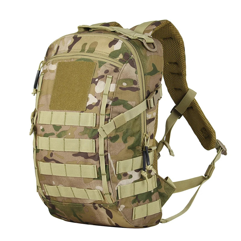 20L Waterproof Tactical Backpack, Molle Outdoor Rucksack for Hiking, Camping & Travel