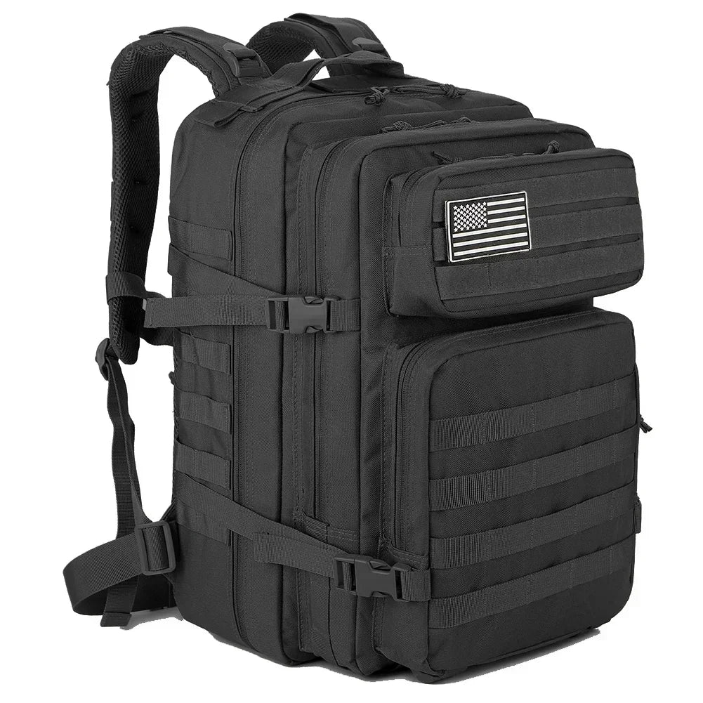 45L Tactical Backpack, Compact Outdoor Rucksack for Hiking, Camping & Fitness