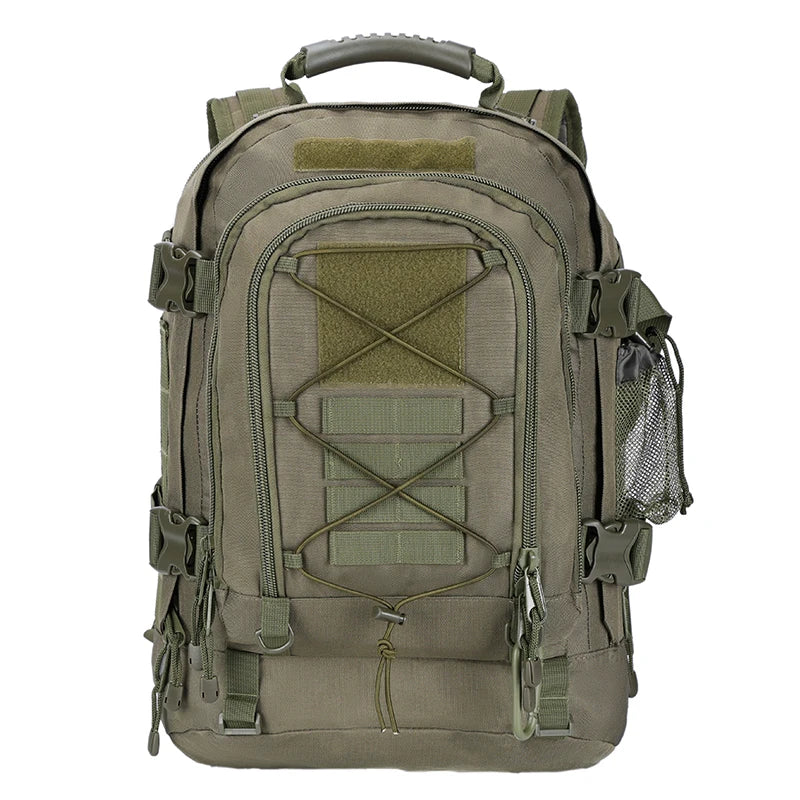 LQARMY 65L Tactical Backpack, Expandable Military MOLLE Rucksack for Hiking, Camping & Travel
