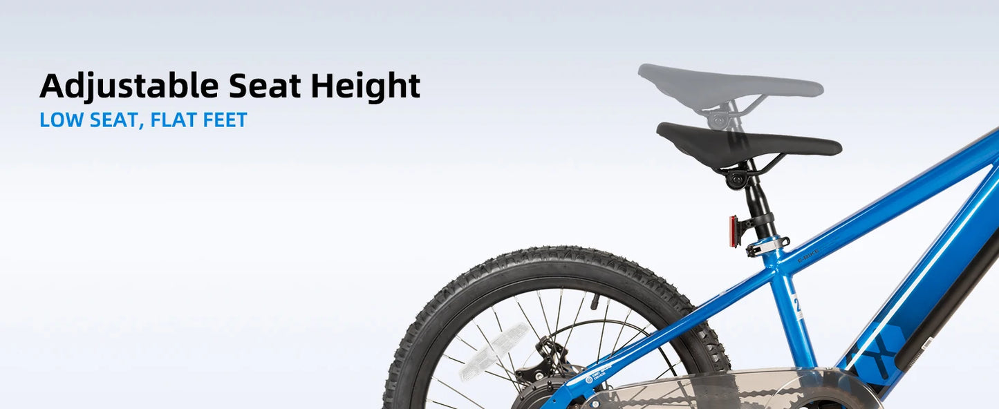JOYSTAR Electric Bike for Kids & Teens Ages 7+, 250W Motor, 15 MPH Top Speed & 15-Mile Range