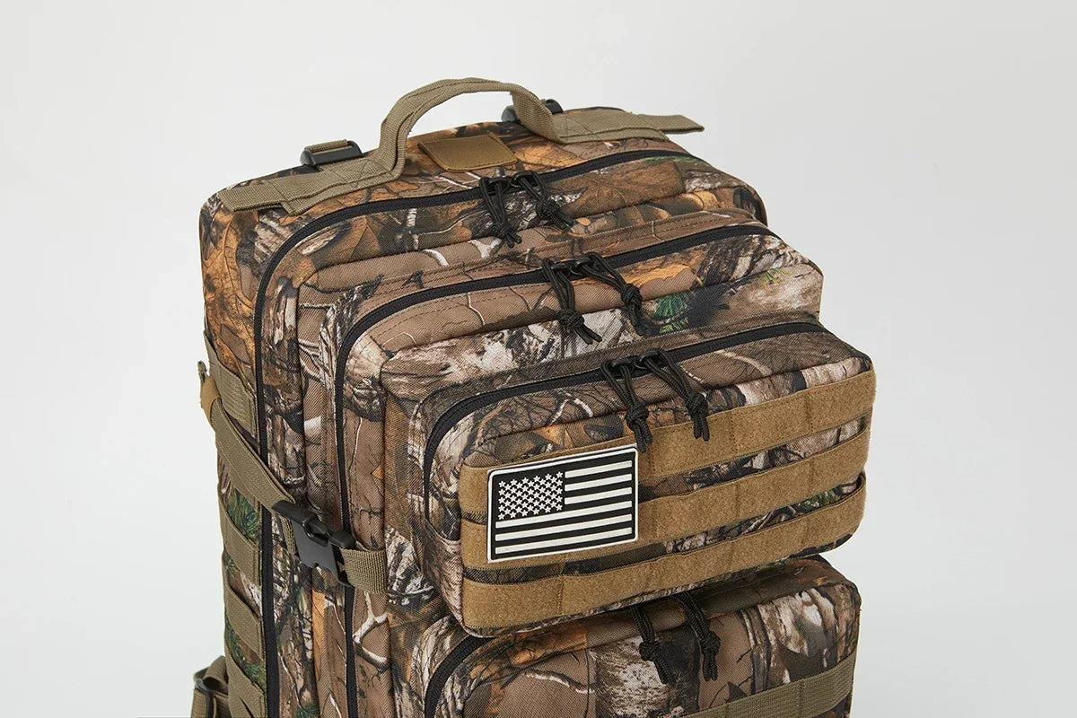 45L Tactical Hunting Backpack, Large Capacity Outdoor Rucksack for Hiking, Camping & Travel