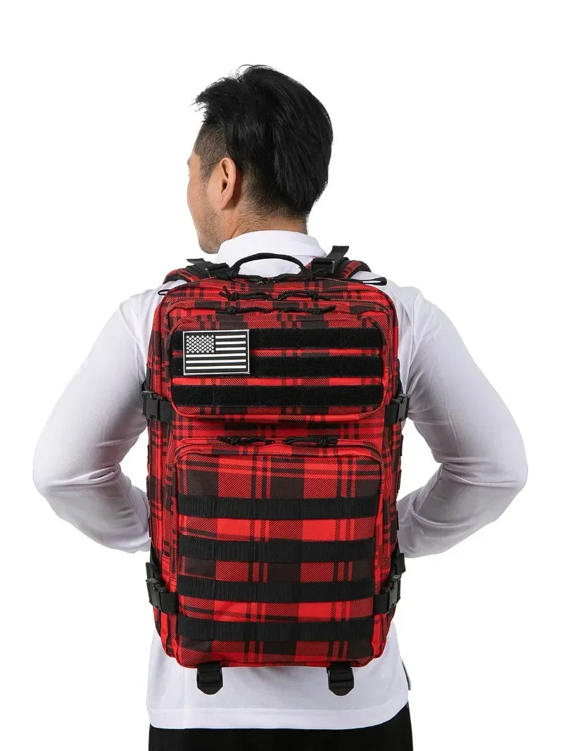 45L Tactical Hunting Backpack, Large Capacity Outdoor Rucksack for Hiking, Camping & Travel