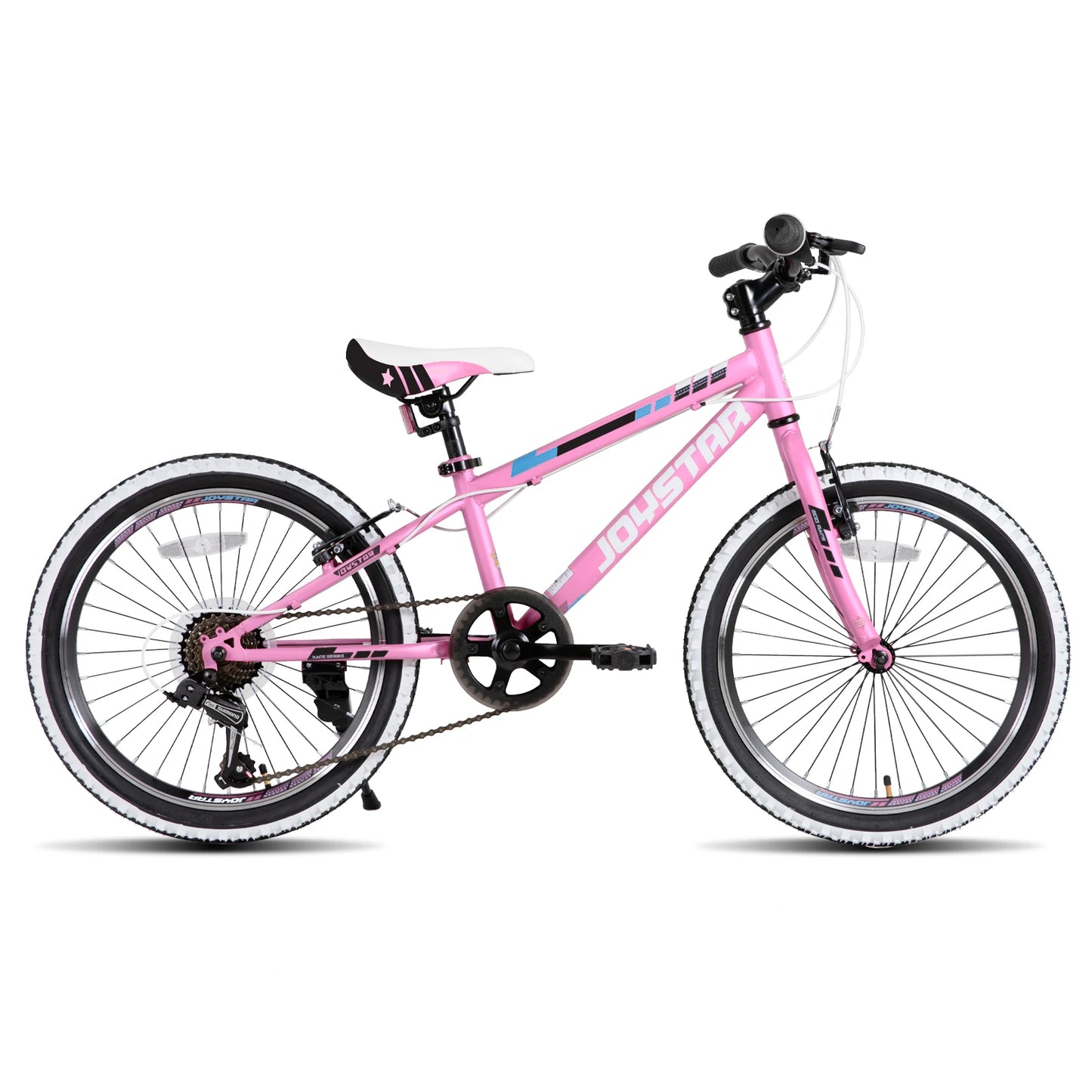 JOYSTAR Minifat Kids Mountain Bike, 20/24 Inch Wheels, 1-Speed or 7-Speed Drivetrain for Boys & Girls Ages 7-12