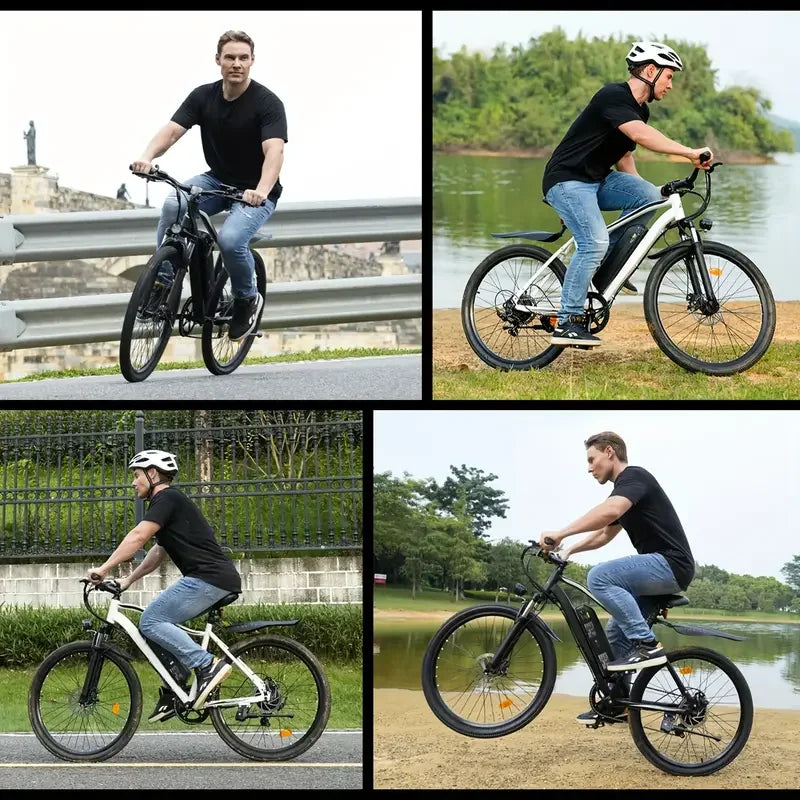 Electric Bike for Adults, 26-Inch Electric Mountain Bike with 500W Motor, 23 MPH Top Speed