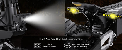 OOTD T10 Electric Scooter 900W Brushless Motor with 48V Lithium Battery & 11" Off-Road Tires