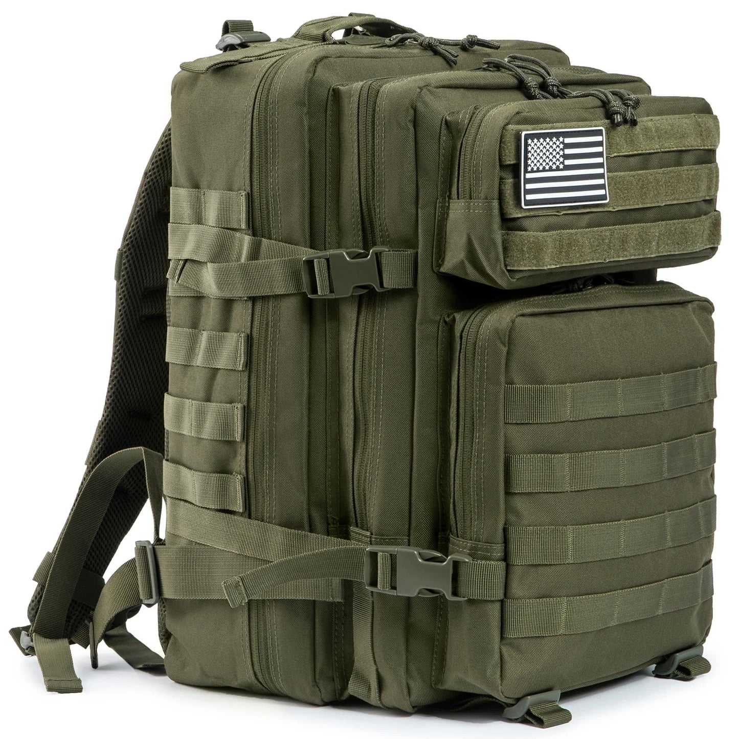 60L Military Tactical Backpack, Molle Assault Rucksack for Hiking, Camping & Travel