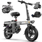 UPlee GS5 Folding Electric Bike with 740W Motor and 45-Mile Assisted Range