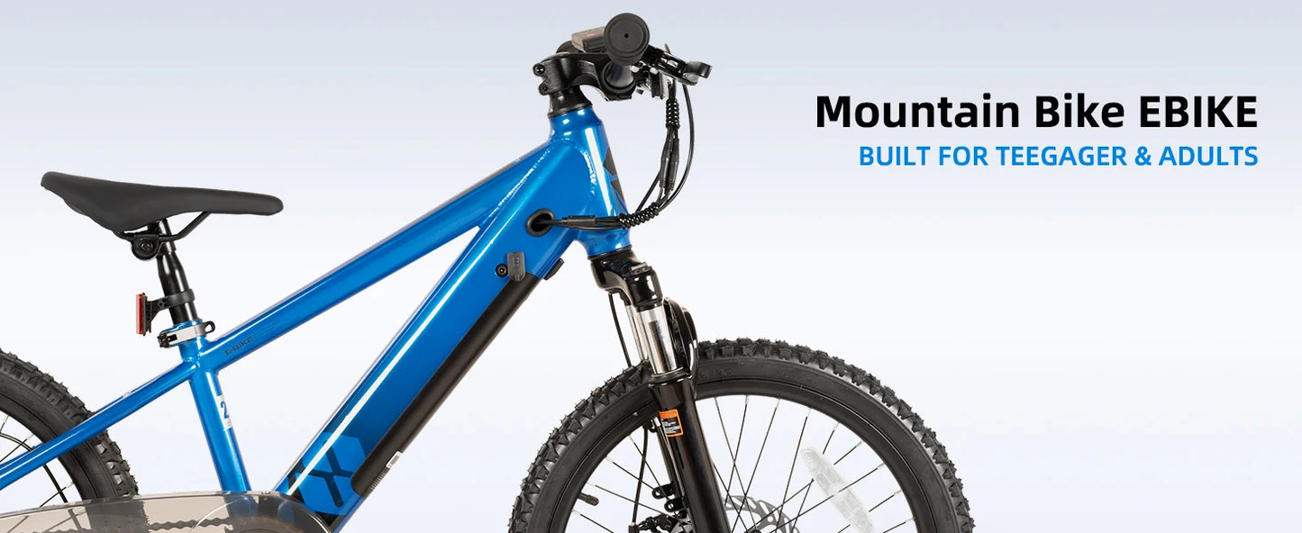 JOYSTAR Electric Bike for Kids & Teens Ages 7+, 250W Motor, 15 MPH Top Speed & 15-Mile Range