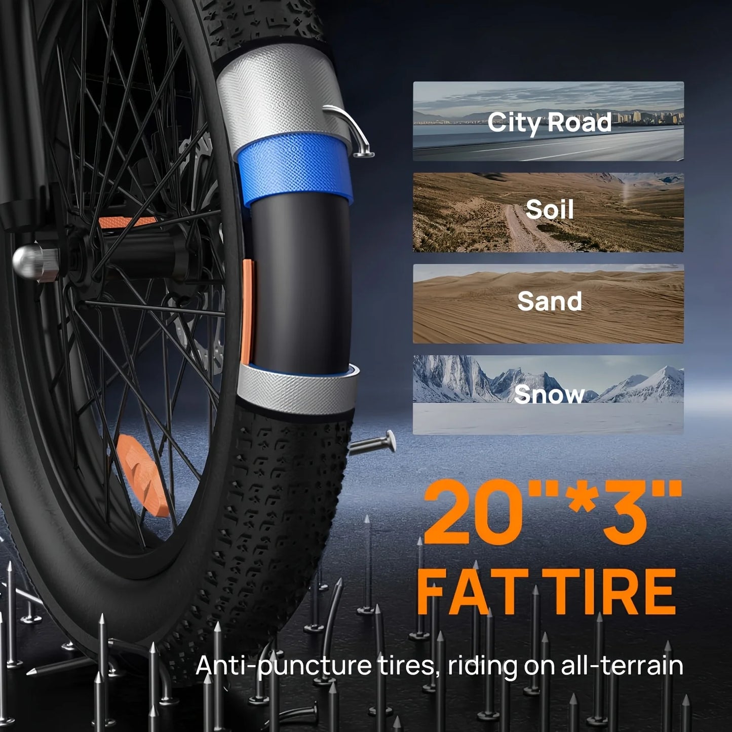 URLIFE E20 1000W Electric Bike with 80-Mile Range and 28MPH Top Speed