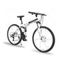 26-Inch Mountain Bike for Men & Women, 21-Speed Dual Suspension Bicycle with Disc Brakes
