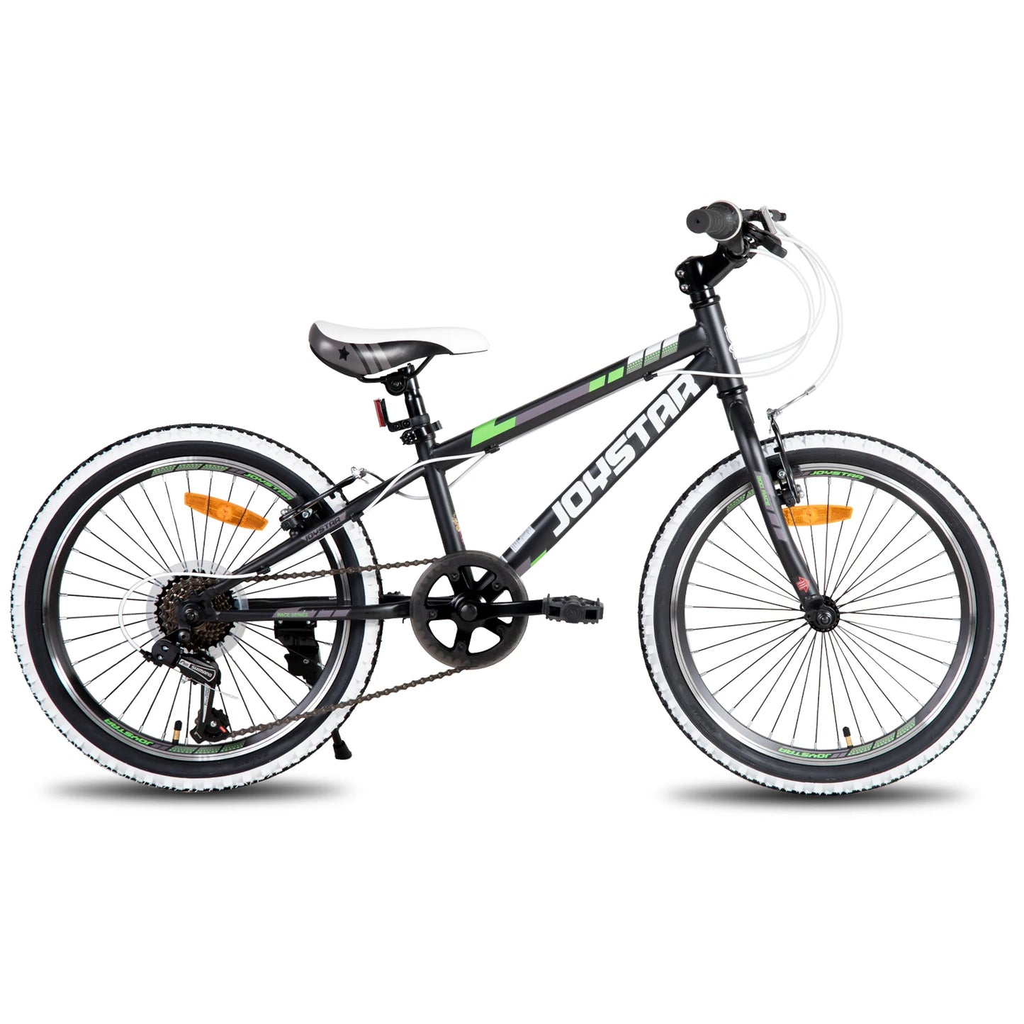 JOYSTAR Minifat Kids Mountain Bike, 20/24 Inch Wheels, 1-Speed or 7-Speed Drivetrain for Boys & Girls Ages 7-12