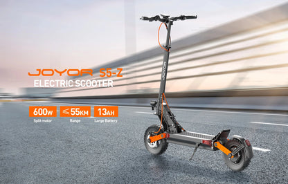 JOYOR S5-Z Electric Scooter with 600W Motor, 48V 13Ah Battery & 34-Mile Range