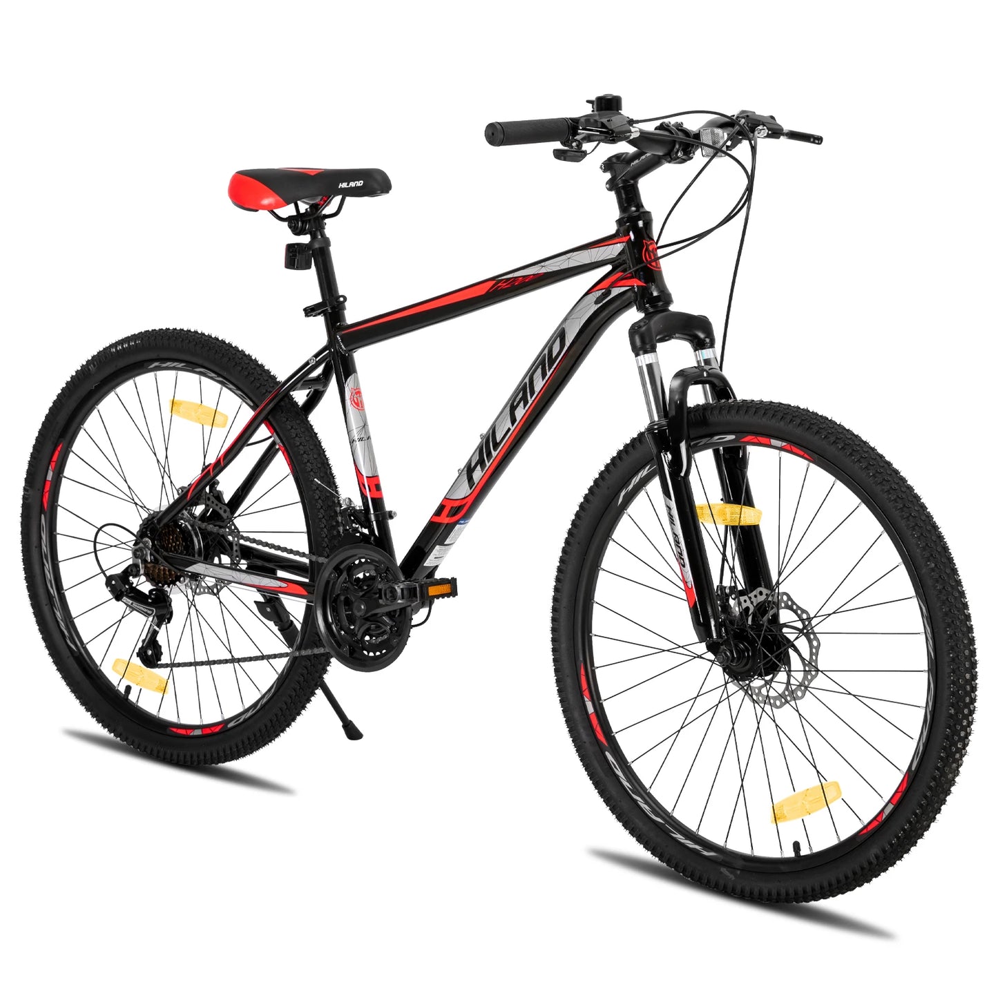 Hiland 26-Inch Mountain Bike with Shimano 21-Speed Drivetrain & Aluminum Frame